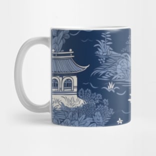 Pretty Toile Chinoiserie Mug